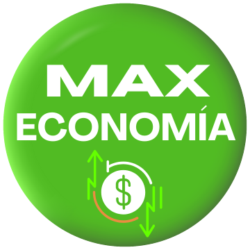 Ilustración de ahorro económico con monedas y gráfico ascendente