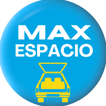 Ilustración de maletero espacioso y eficiencia energética